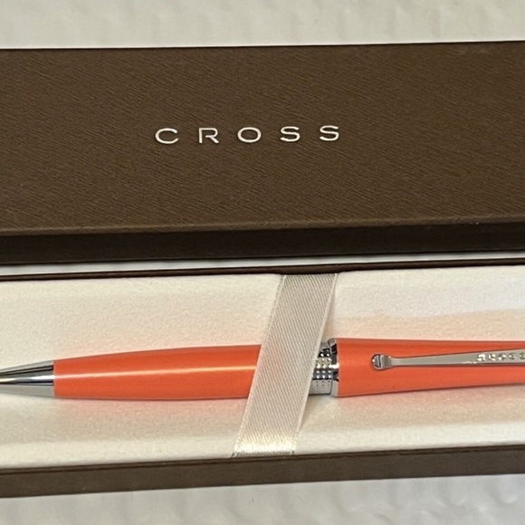 Cross Limited Edition Beverly Coral/Orange Shock 🎃 Ballpoint Pen New Retired - Picture 1 of 2
